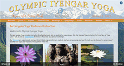 Desktop Screenshot of olympiciyengaryoga.com